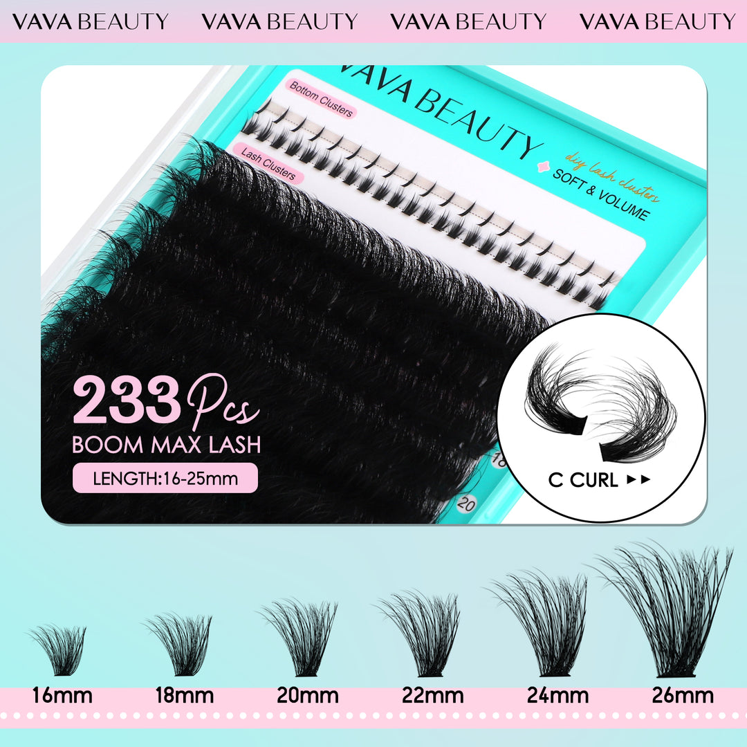 Boom Max Lash Clusters